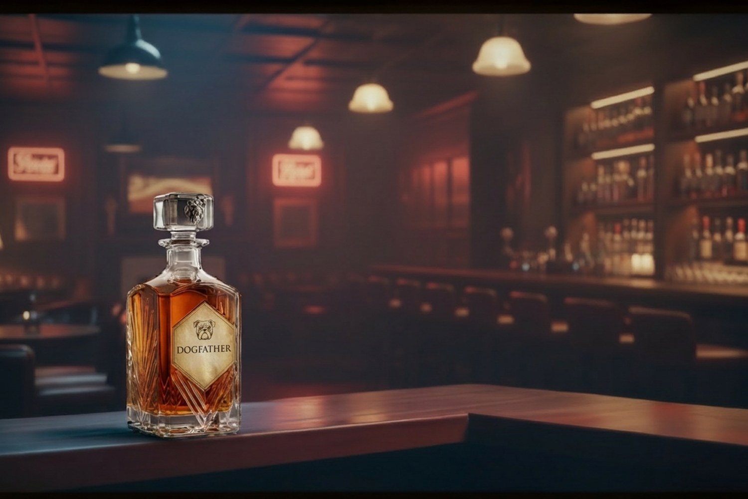 DogFather crystal decanter hero shot